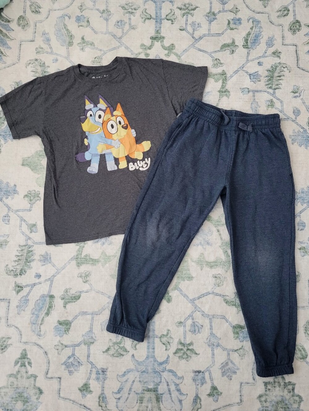 Kids' Grey Bluey Set - Cozy